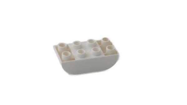LEGO® DUPLO® 2 x 4 negativ weiß gebraucht