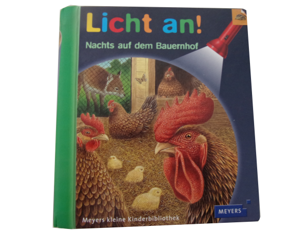 Meyers Licht an - Band 25 Nachts auf dem Bauernhof, Buch mit Folien & Taschenlampe  gebraucht