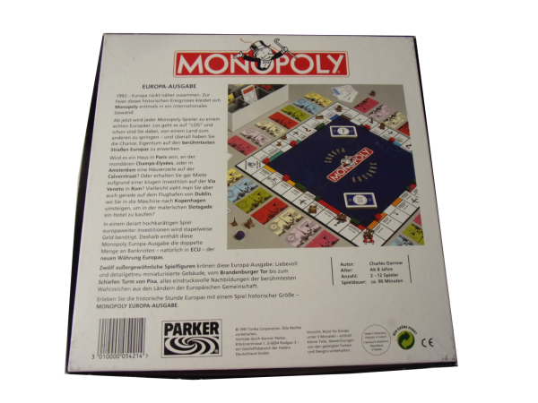 Monopoly EUROPA-AUSGABE gebraucht