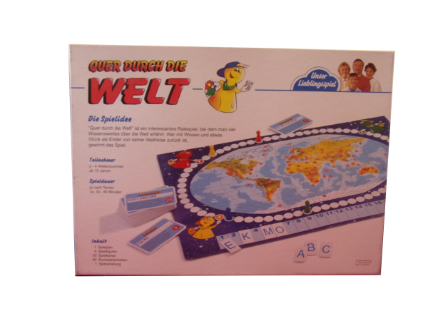 Quer durch die Welt gebraucht