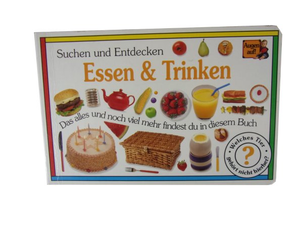 Suchen und Entdecken - ESSEN & TRINKEN - Pappbuch für Kinder ab 18 Monate -  gebraucht