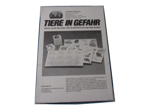 Tiere in Gefahr gebraucht