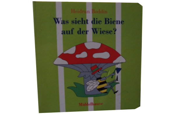 Was sieht die Biene auf der Wiese? Pappbuch für Kleinkinder gebraucht