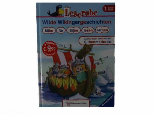 LESERABE - Wilde Wikingergeschichten Silbe für Silbe lesen lernen gebraucht