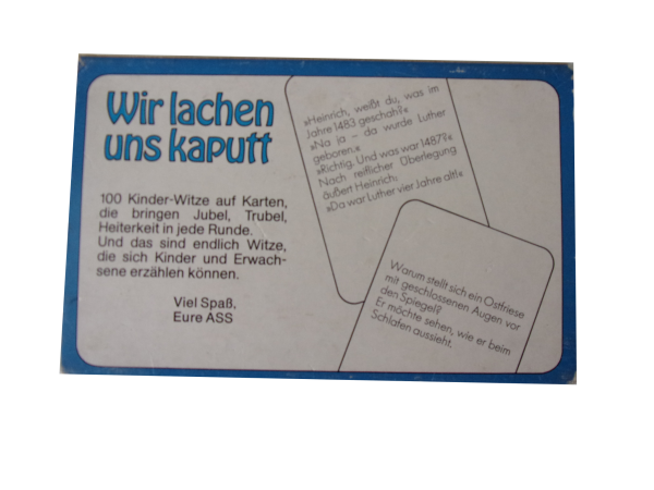 Wir lachen uns kaputt gebraucht