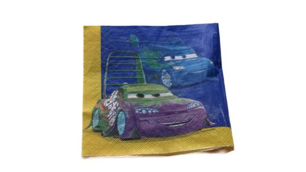 Serviette 33 x 33 cm Disney Cars 4 Motive