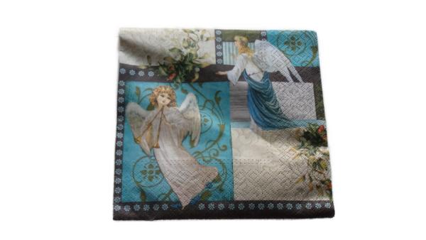 Serviette 33 x 33 cm Engel 2 Motive