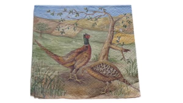 Serviette 33 x 33 cm Fasane