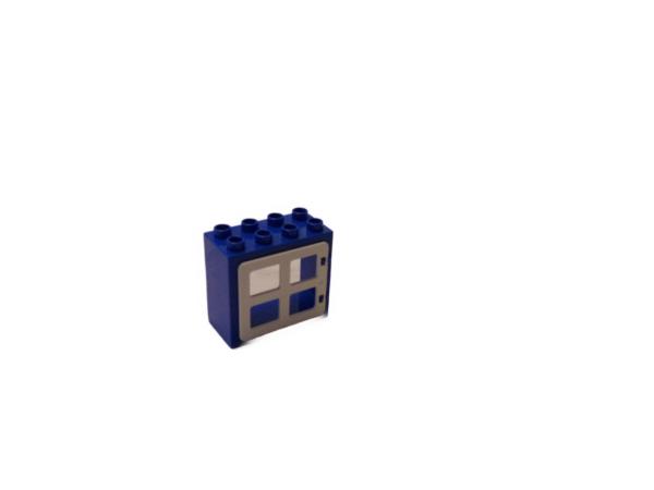 LEGO® DUPLO® Fensterrahmen 4x2x3 blau / weiß gebraucht