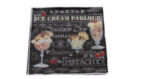 Serviette 33 x 33 cm ICE CREAM
