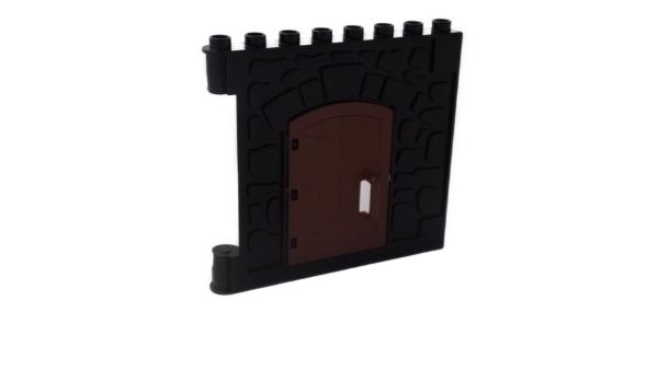 LEGO® DUPLO® Burgmauer mit Holztür schwarz gebraucht