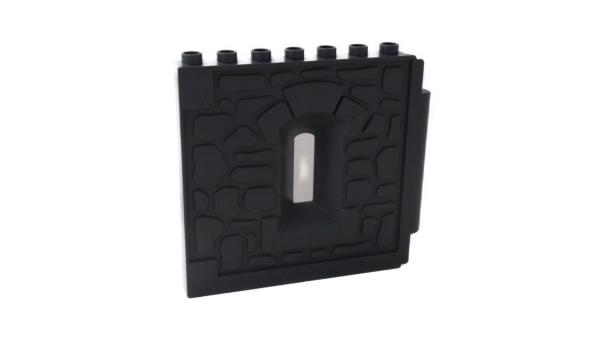 LEGO® DUPLO® Burgmauer mit Schießscharte dunkelgrau gebraucht