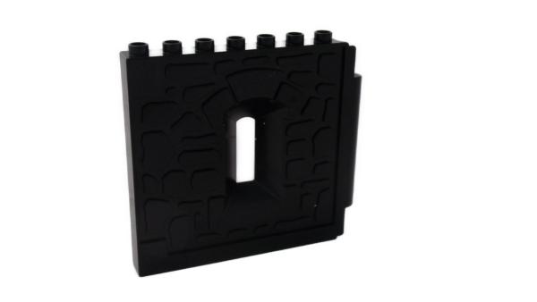LEGO® DUPLO® Burgmauer mit Schießscharte schwarz gebraucht