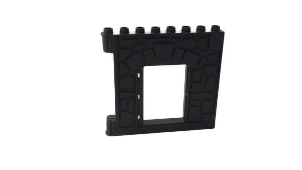 LEGO® DUPLO® Burgmauer mit Türrahmen dunkelgrau gebraucht