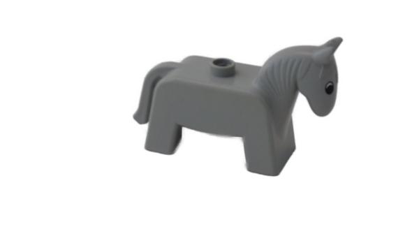 LEGO® DUPLO® Pferd alt hellgrau gebraucht