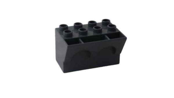 LEGO® DUPLO® Zinnen (Unterteil) dunkelgrau gebraucht