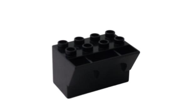 LEGO® DUPLO® Zinnen (Unterteil) schwarz gebraucht