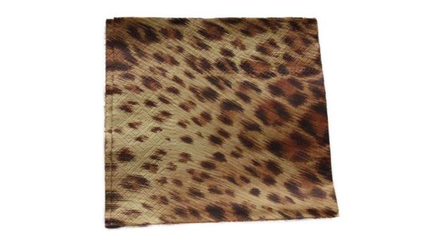 Serviette 33 x 33 cm Muster Leopard