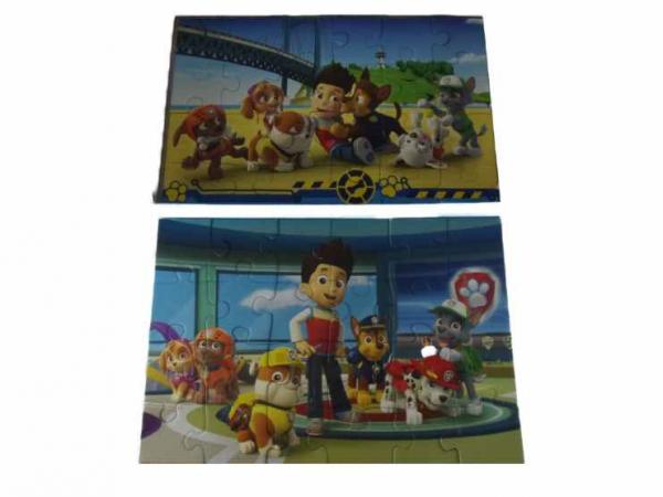 2 x 24 Teile Puzzle PAW PATROL gebraucht