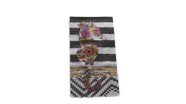 Serviette 33 x 33 cm Seepferd