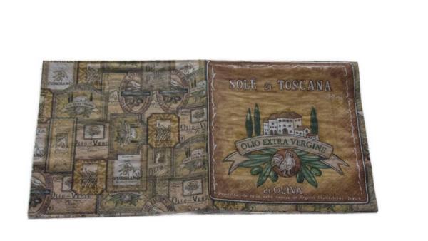 Serviette 33 x 33 cm Sole di Toscana 2 Motive