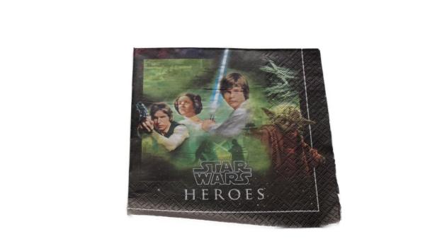 Serviette 33 x 33 cm StarWars Heroes 2 Motive