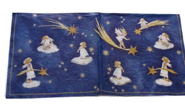 Serviette 33 x 33 cm Engelchen