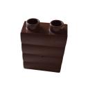 LEGO® DUPLO® 18783 1 x 2 x 2 Stein Mauer braun gebraucht