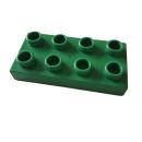 LEGO® DUPLO® 40666 2 x 4 Platte dunkelgrün gebraucht