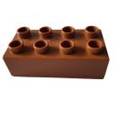 LEGO® DUPLO® 3011 2 x 4 Stein hellbraun gebraucht