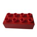 LEGO® DUPLO® 3011 2 x 4 Stein rot gebraucht