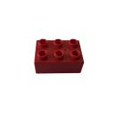 LEGO® DUPLO® 87084 2 x 3 Stein rot gebraucht