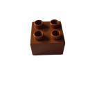 LEGO® DUPLO® 3437 2 x 2 Stein hellbraun gebraucht