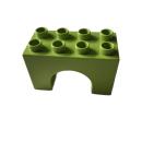 LEGO® DUPLO® 11198 Brückenteil 2 x 4 grasgrün gebraucht
