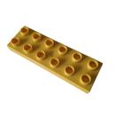 LEGO® DUPLO® 98233 2 x 6 Platte gelb gebraucht