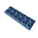 LEGO® DUPLO® 98233 2 x 6 Platte hellblau gebraucht