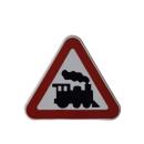 LEGO® DUPLO® Dreieck Achtung Bahn weiß gebraucht