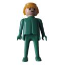 Playmobil ® Mann grün blondes Haar feste Hände gebraucht