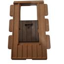 Playmobil ® 3005308 + 3060742 Holzwand mit Klappe gebraucht